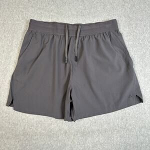 Tec-One Shorts Womens XL Dark Gray Elastic Waist Drawstring Athleisure Athletic